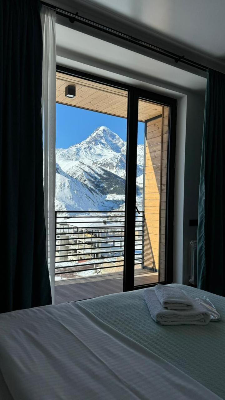 Kazbegi Hotel Grand View Bagian luar foto
